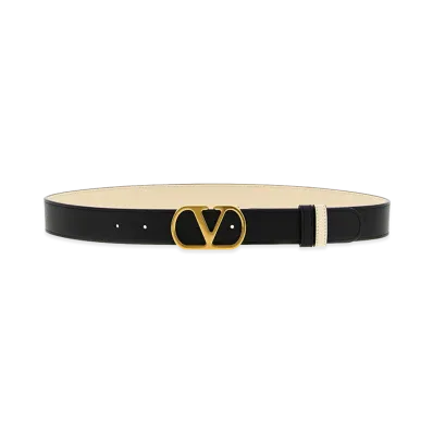 Valentino Garavani Women's Vlogo Reversible Belt "Multicolor"