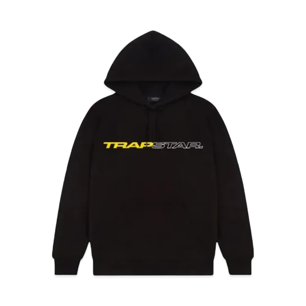 TRAPSTAR Full Speed Hoodie Tracksuit "Black/Yellow"