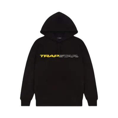 TRAPSTAR Full Speed Hoodie Tracksuit "Black/Yellow"