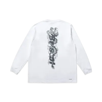 F.C.Real Bristol Year Of The Dragon Dragon Team L/S Tee "White"