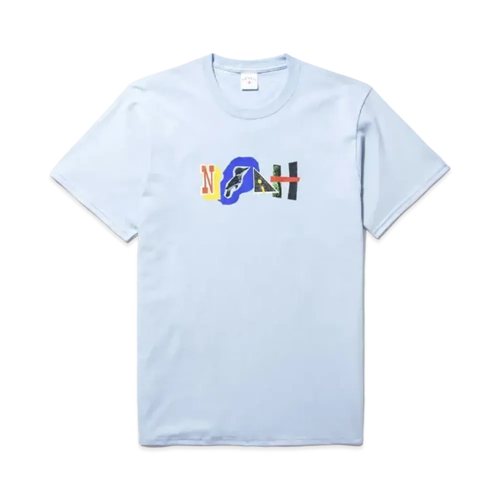 Noah Paper Cut Tee "Light Blue"