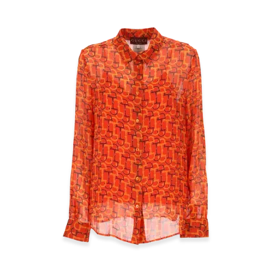 GUCCI Women's Shirts "Orange/Rosso Ancora"