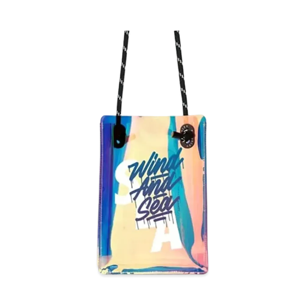 WIND AND SEA  x CASETIFY x it's a living WIND AND SEA LOGO Phone Sling"Black" "Aurora"