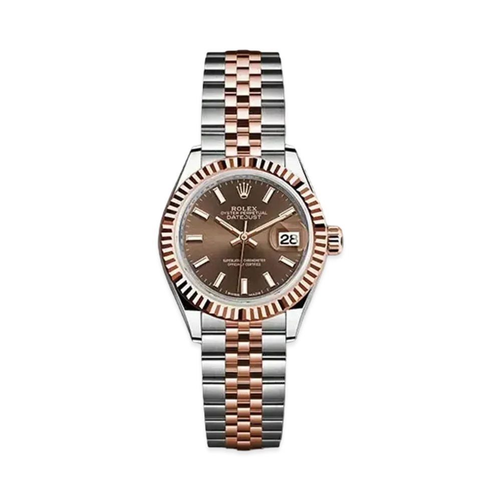 ROLEX Datejust 28 Chocolate Brown Dial 279171