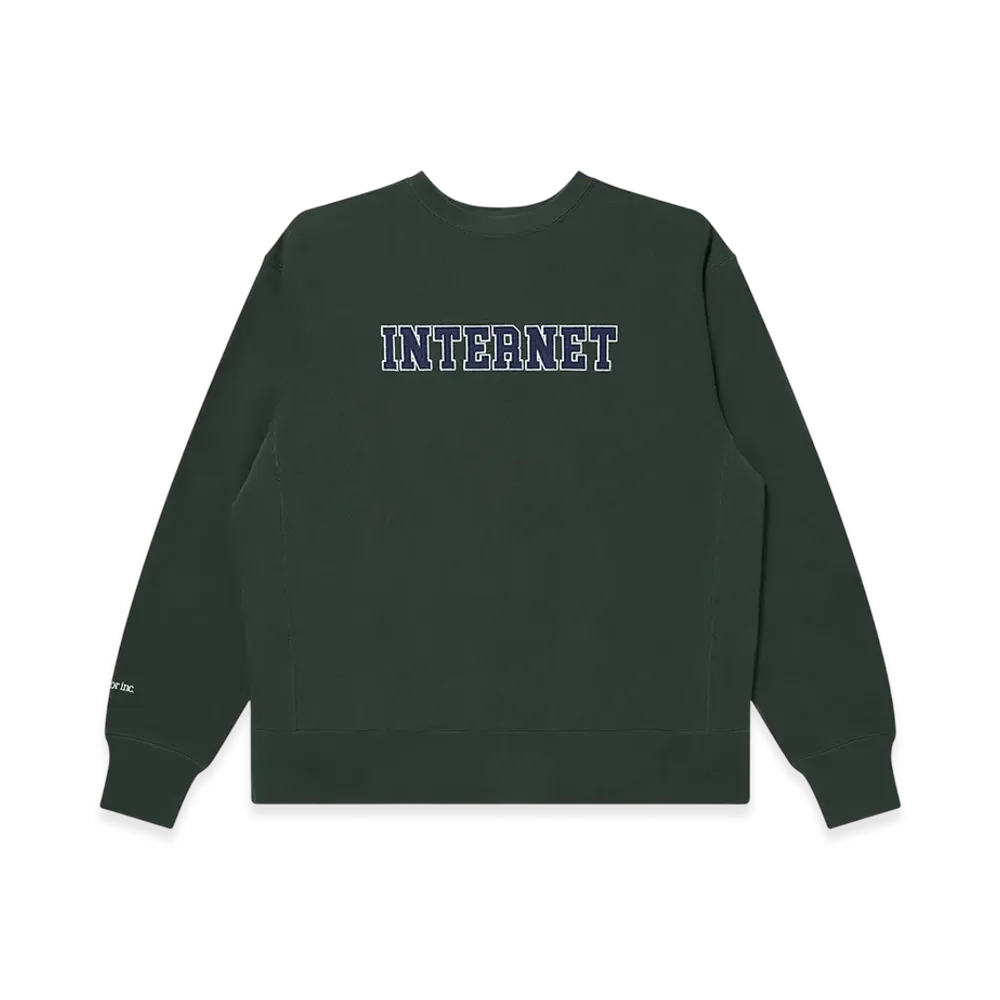 Mercedes Anchor inc. x Champion Reverse Weave Internet Crew Sweat "Green"
