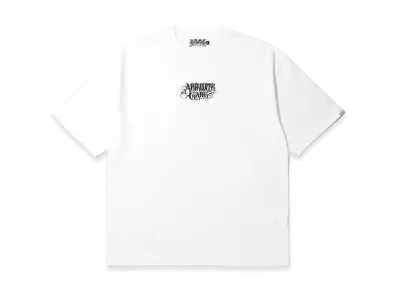 APHRODITEGANG Classic Logo Embroidery S/S Tee "White/Black"