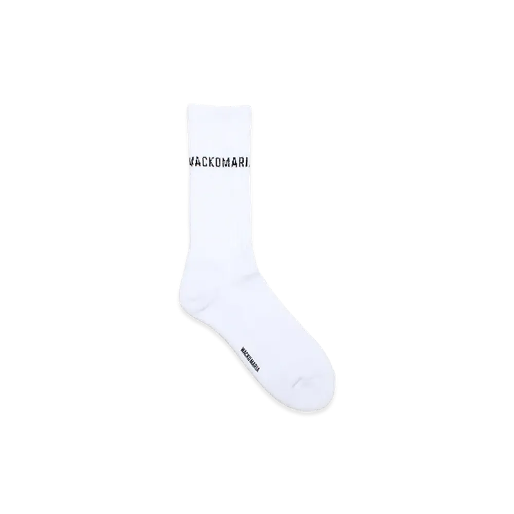 WACKO MARIA Sports Socks "Black/White"