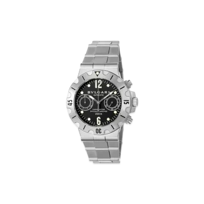 BVLGARI Diagono Scuba Chronograph "Black/Stainless Steel"