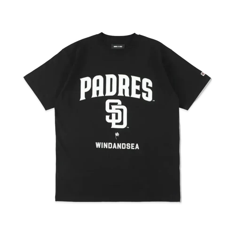 WIND AND SEA x MLB San Diego Padres Logo Tee "Black"