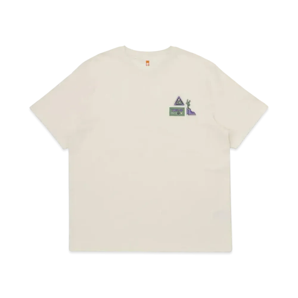Timberland Allgender Short Sleeve Knit Badge Tee "White"