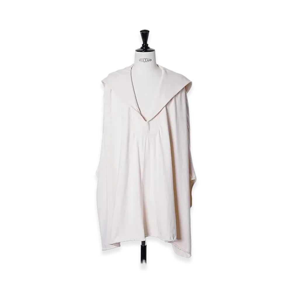 Rick Owens Hooded Kaftan "Natural"