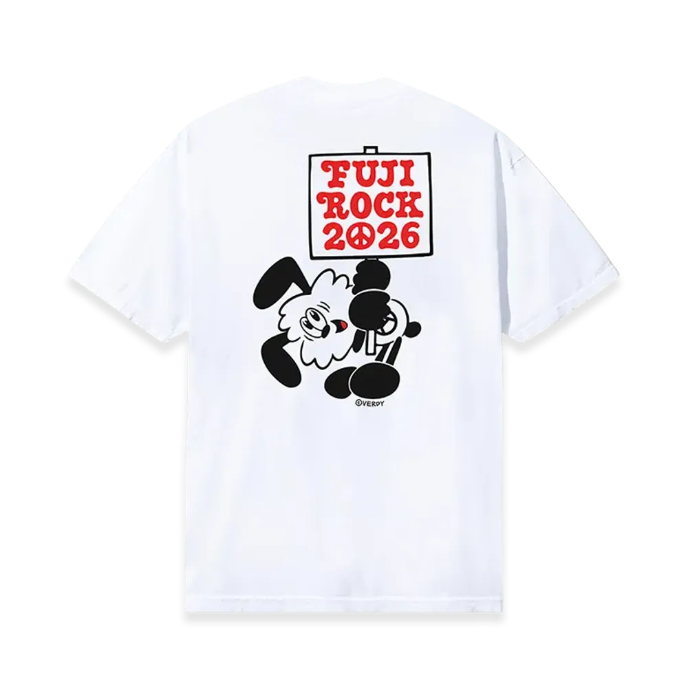 VERDY x fuji rock festival 2026 VICK Tee "White"