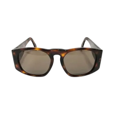 CHANEL Matelasse Tortoiseshell Sunglasses ”Brown”
