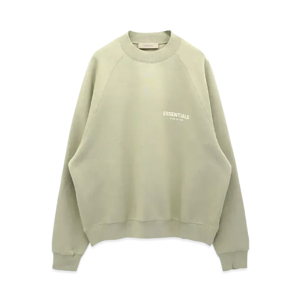 FEAR OF GOD ESSENTIALS LS CREWNECK "Sea Foam"