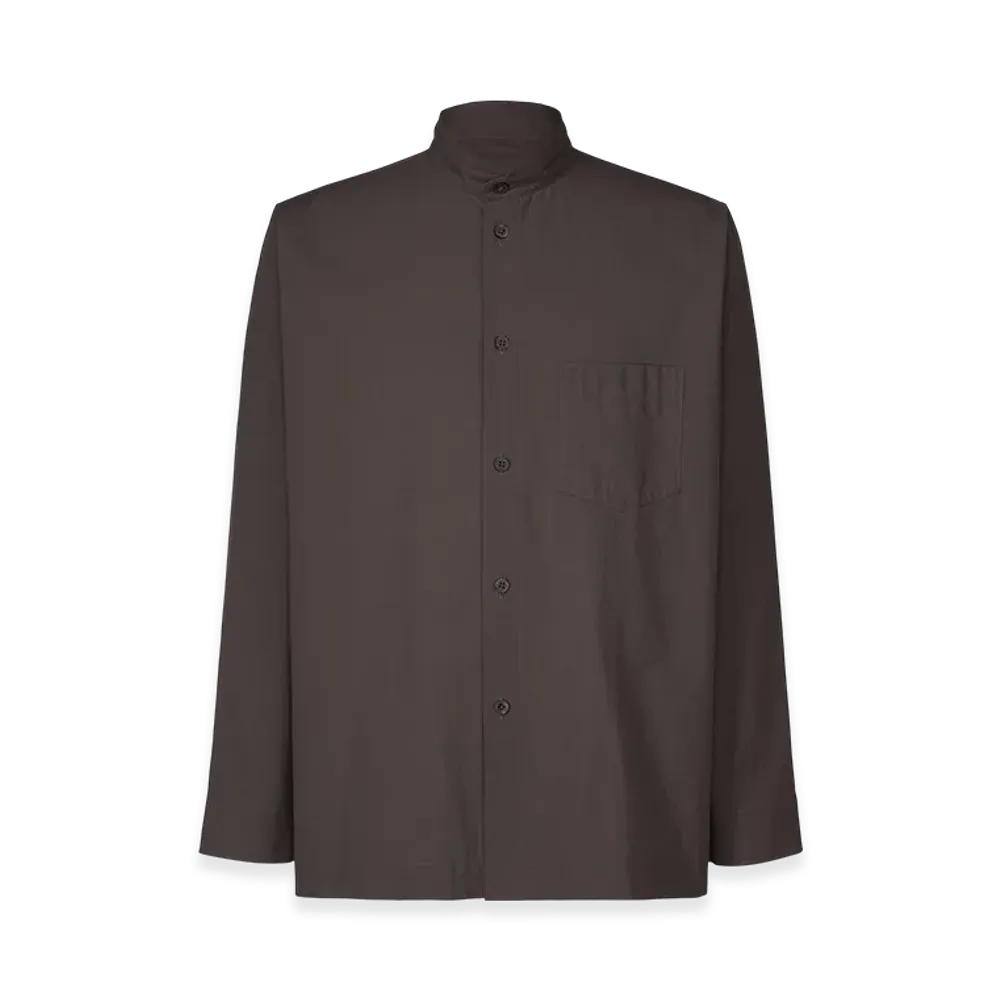 HOMME PLISSE ISSEY MIYAKE Streamline Shirt "Dark Brown"