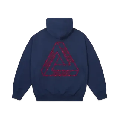 PALACE Barbed Tri-Ferg Hood "Navy"