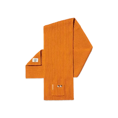 Uniqlo X Anya Hindmarch Heattech Knit Muffler "Orange"