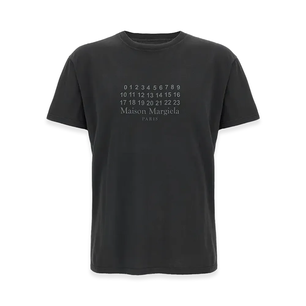 Maison Margiela Women's 'Numeric Signature' T-Shirt "Black"
