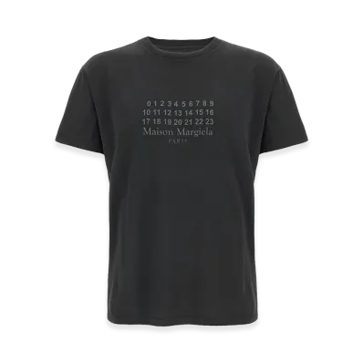 Maison Margiela Women's 'Numeric Signature' T-Shirt "Black"