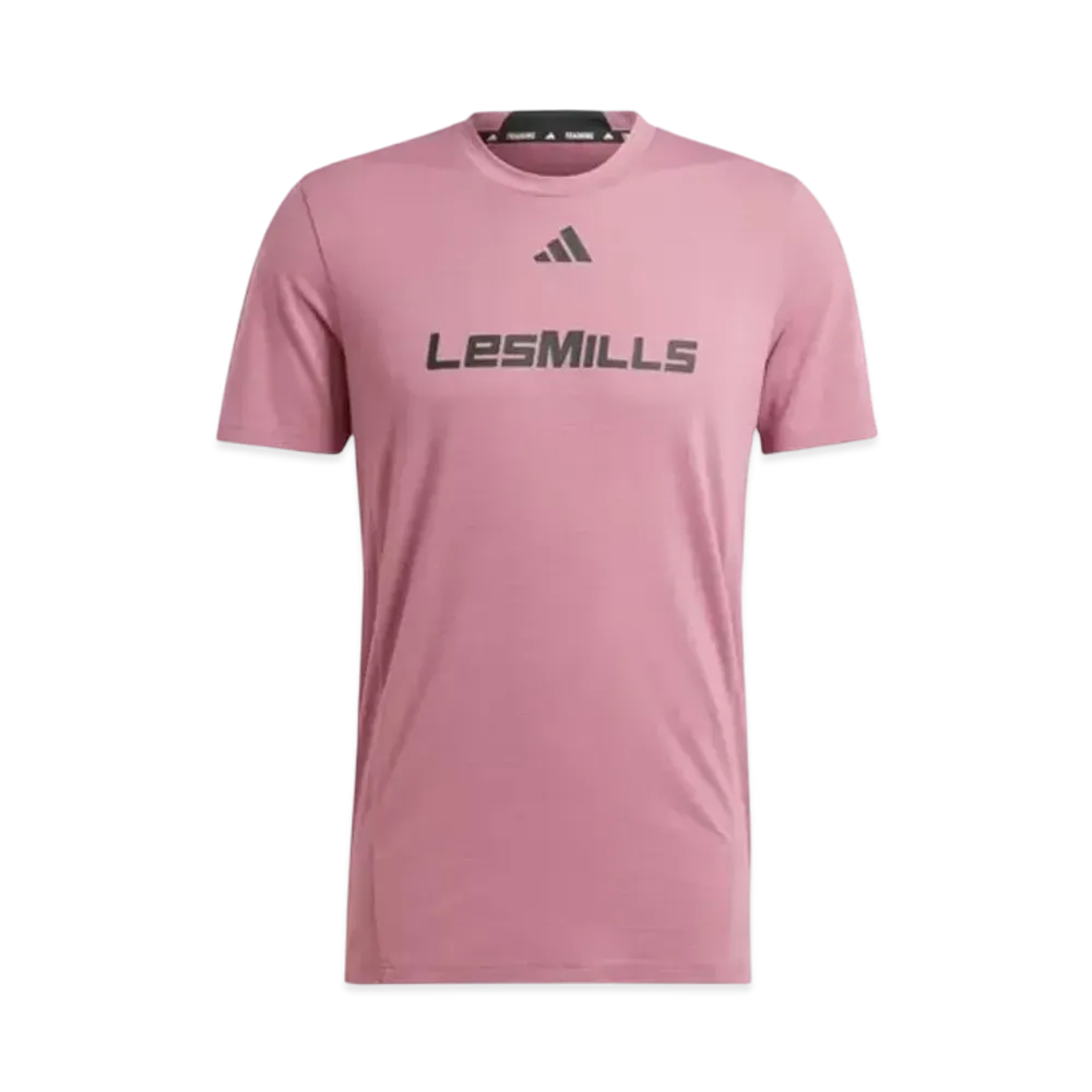 adidas Les Mills Graphic Short Sleeve T-shirt "Preloved Crimson"
