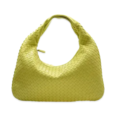 Bottega Veneta Lambskin Hand Bag "Yellow"