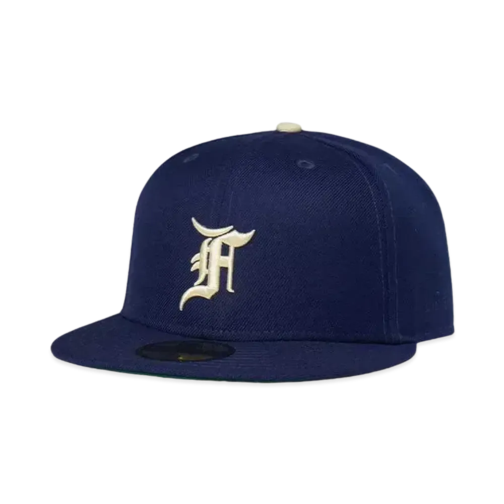 NEW ERA FEAR OF GOD ESSENTIALS 59FIFTY F LOGO WORLD SERIES Under Visor "Royal"