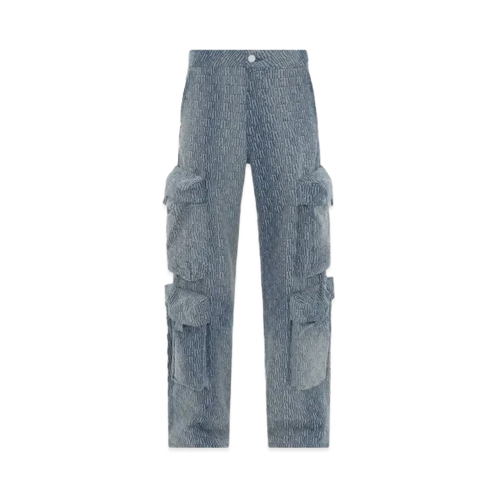 Amiri Jacquard Utility Cargo "Vintage Indigo"