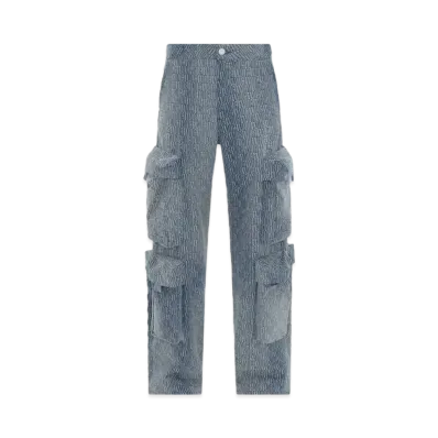 Amiri Jacquard Utility Cargo "Vintage Indigo"