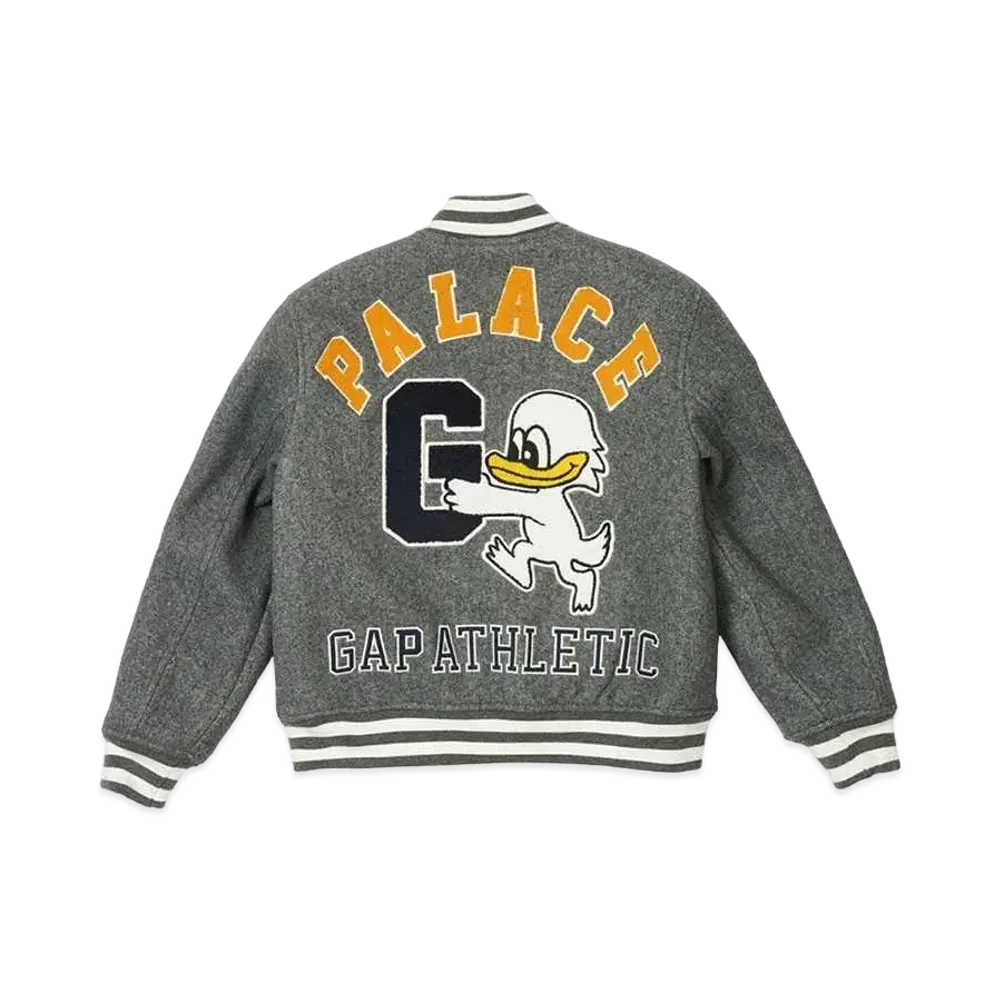PALACE x Gap Kids Varsity Jacket "Grey"