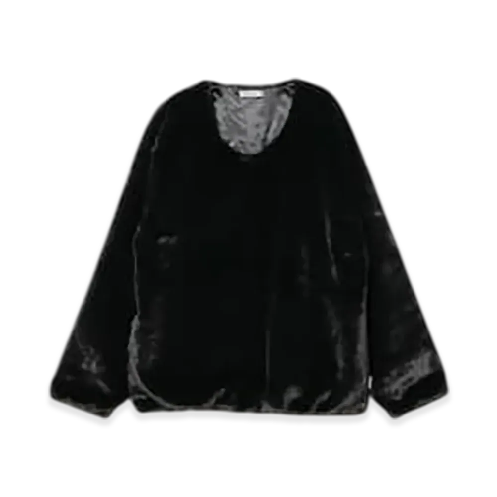 SSZ Fakefur Crew Sweat "Black"