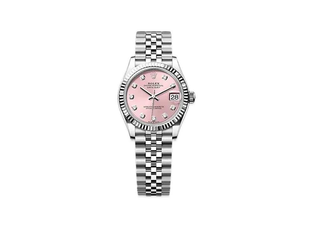ROLEX Datejust 31mm Oystersteel & White Gold 278274 "Pink"