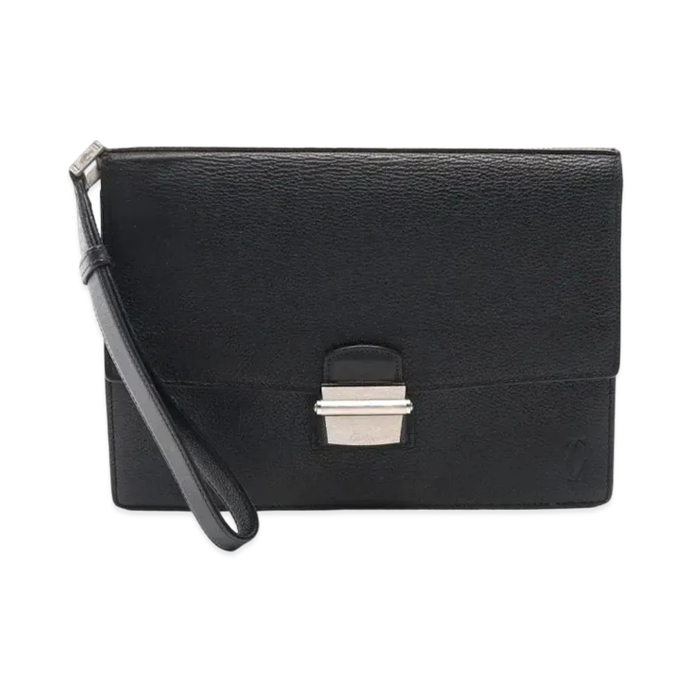 Cartier Pasha Clutch Bag "Black"