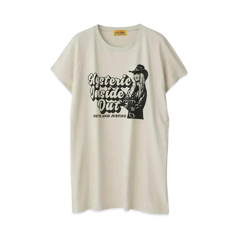 HYSTERIC GLAMOUR Inside Out T-Shirt "Beige"