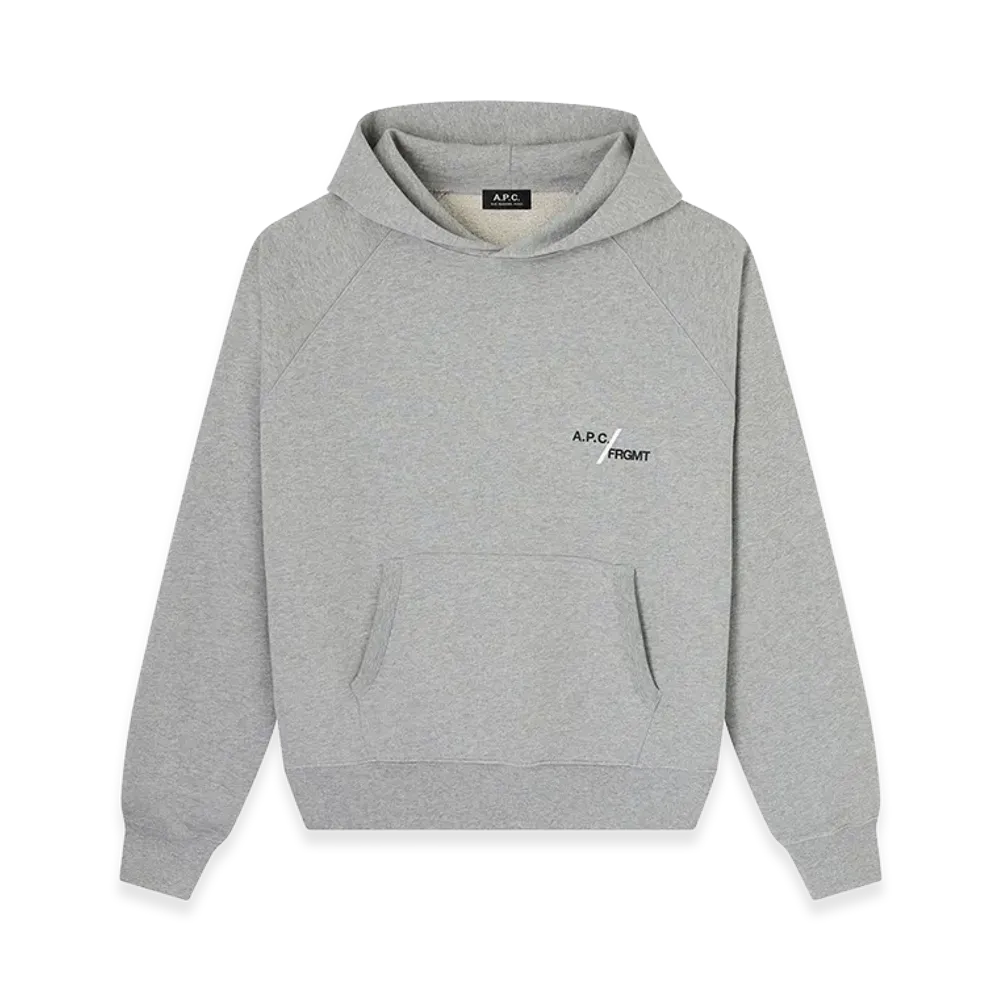A.P.C. x Fragment Design Duck Hoodie "Gray"