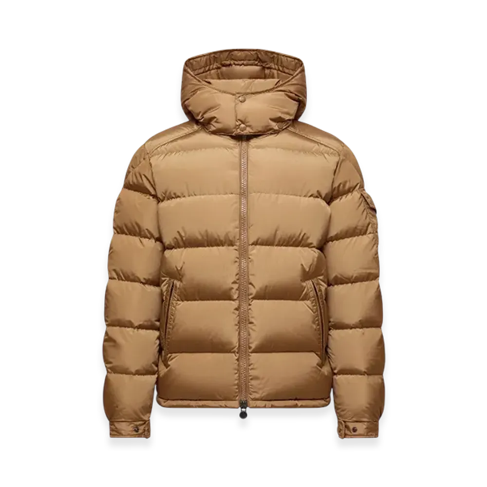 MONCLER Maya Matte Short Down Jacket "Beige"