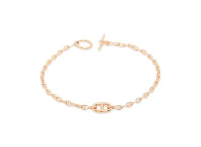 Hermes New Farandole Bracelet Very Small Model "Rose Gold"
