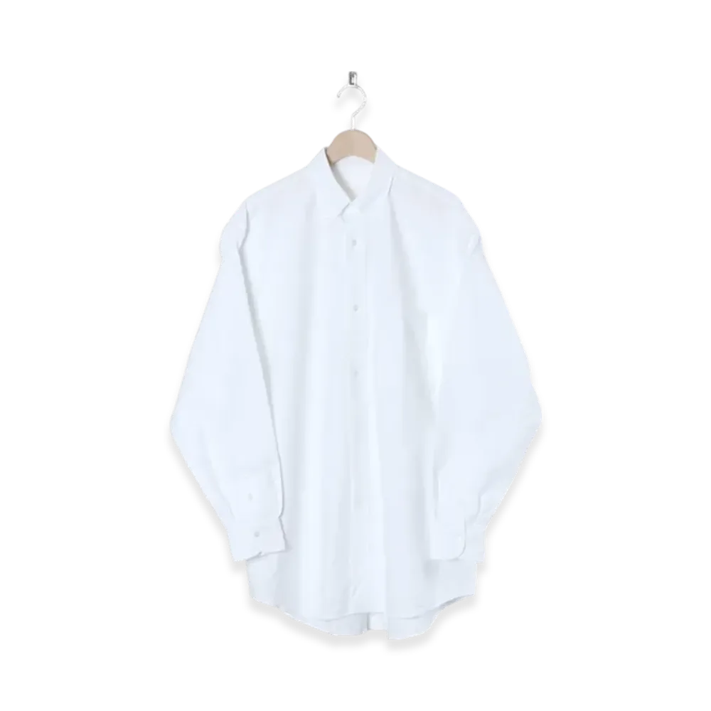COMOLI Oxford BD Shirt "White"