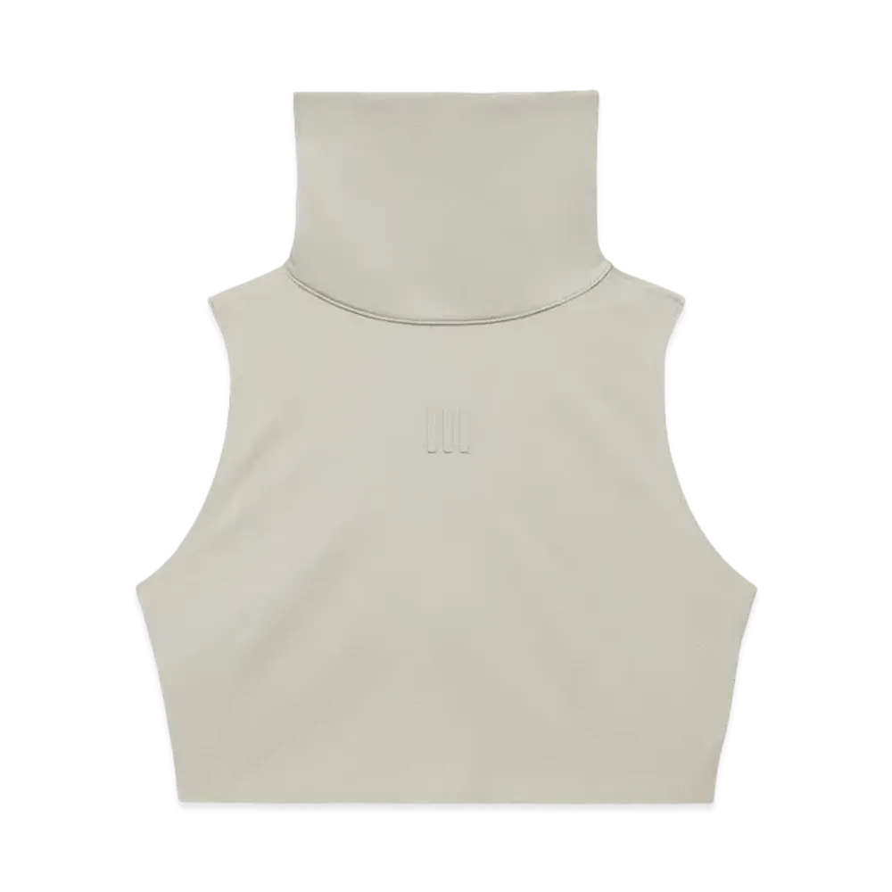 adidas x Fear of God Athletics High Neck Crop Top "Sesame"