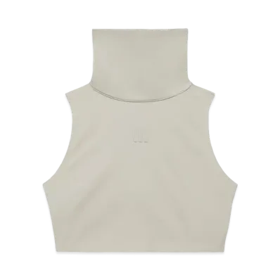 adidas x Fear of God Athletics High Neck Crop Top "Sesame"