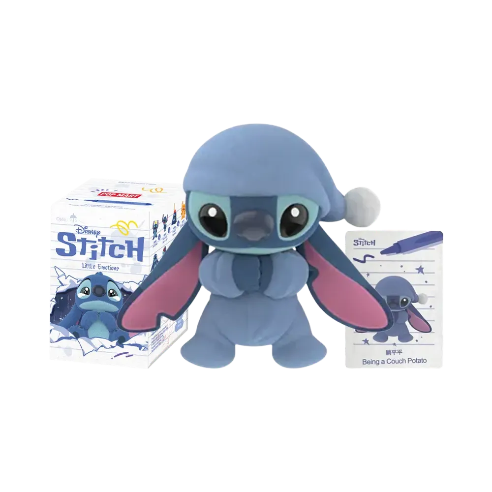 POP MART DISNEY Stitch Little Emotions Series Being a Couch Potato