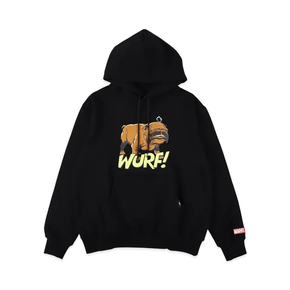 WIND AND SEA x MARVEL Lockjaw / Hooded Sweatshirt "Black"