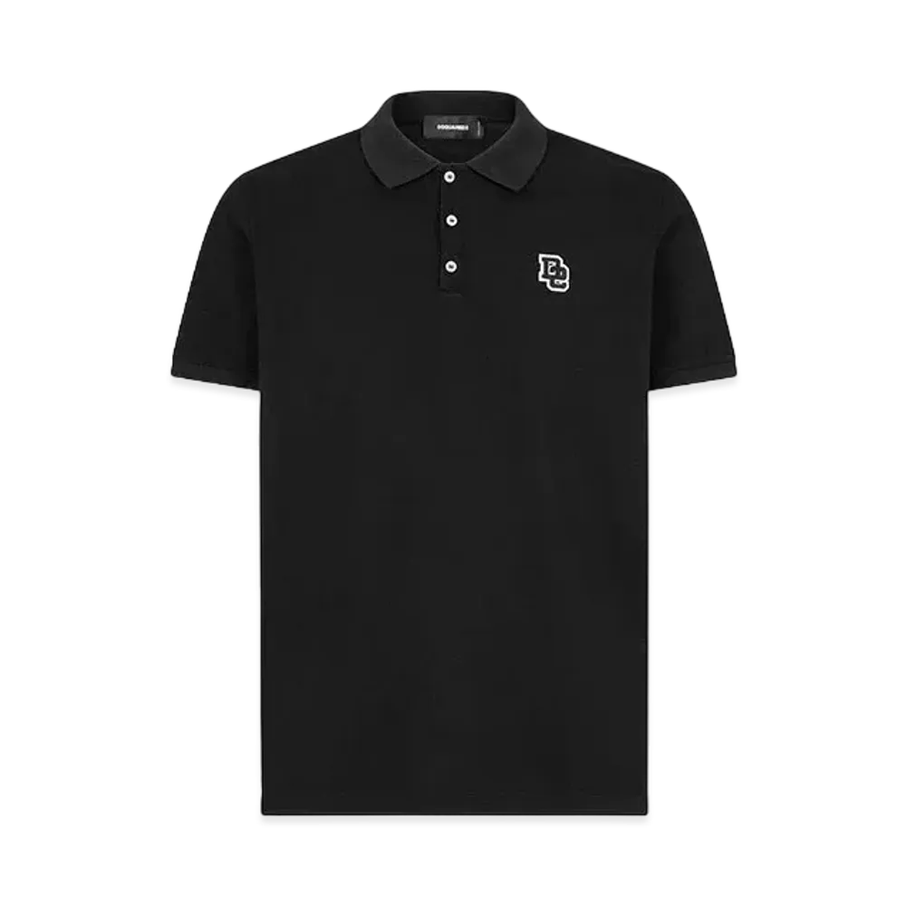 Dsquared2 Tennis Fit Polo Shirt "Black"