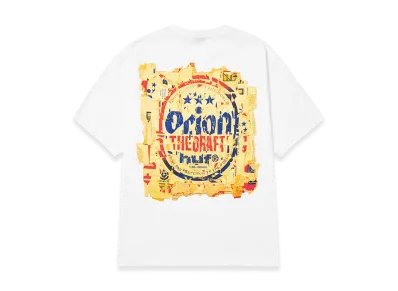 HUF x ORION Draft Tee "White"