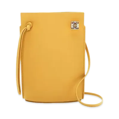 LOEWE Dice Pocket In Classic Calfskin "Sunflower"