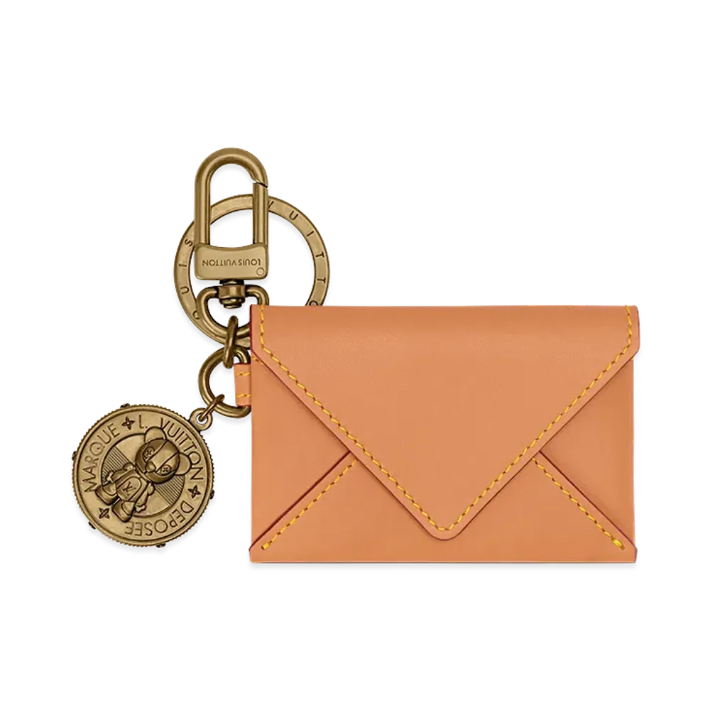 Louis Vuitton Key Holder & Bag Charm LV Envelope "Brown"
