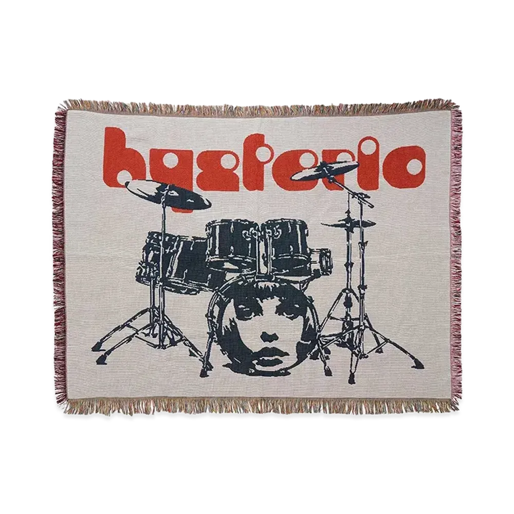 HYSTERIC GLAMOUR Women's Drum Kit Throw Blanket "Multi"