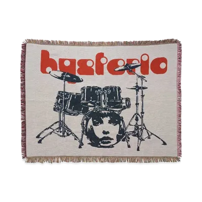 HYSTERIC GLAMOUR Women's Drum Kit Throw Blanket "Multi"