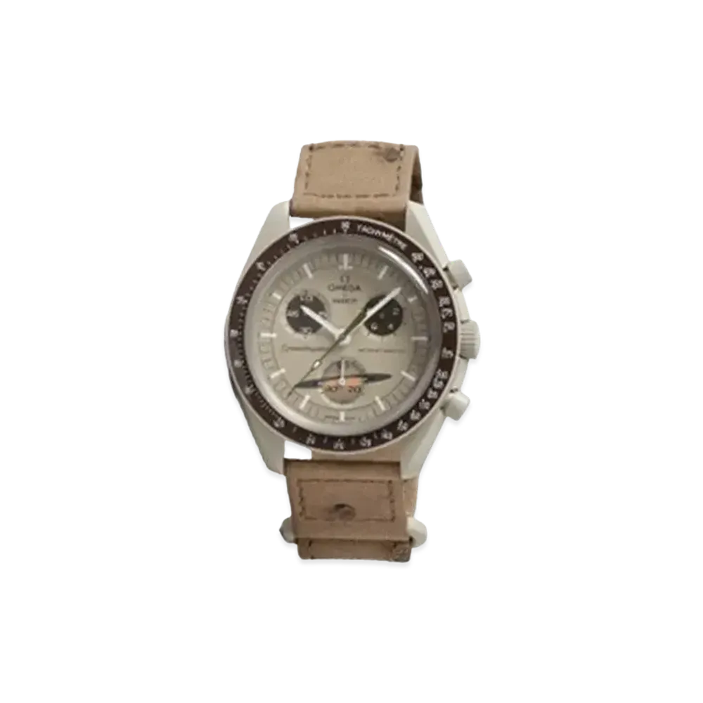 Swatch x OMEGA Mission to Saturn Ostrich SO33T100C