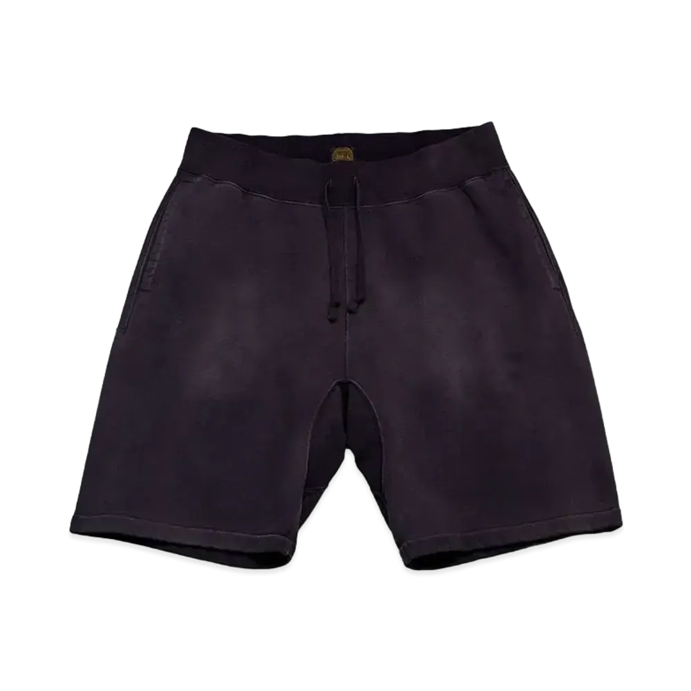 Ron Herman x Double RL Black Garment Dye Sweat Shorts "Black"