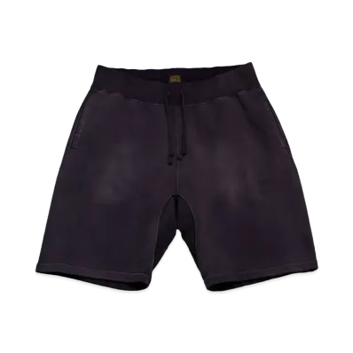 Ron Herman x Double RL Black Garment Dye Sweat Shorts "Black"
